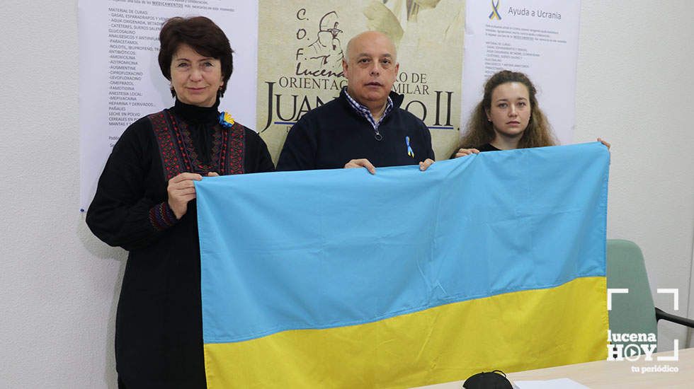  Oksana Antoniak, Pedro Arroyo y Oksana Humeniuk durante la presentación de esta campaña 