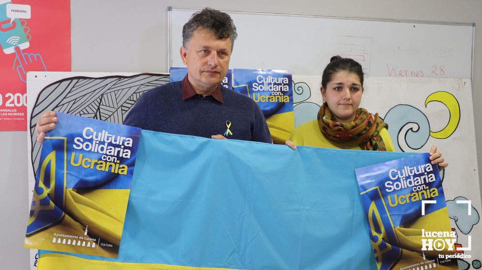  Oleh Antonyak y Mamen Beato durante la presentación de la campaña 