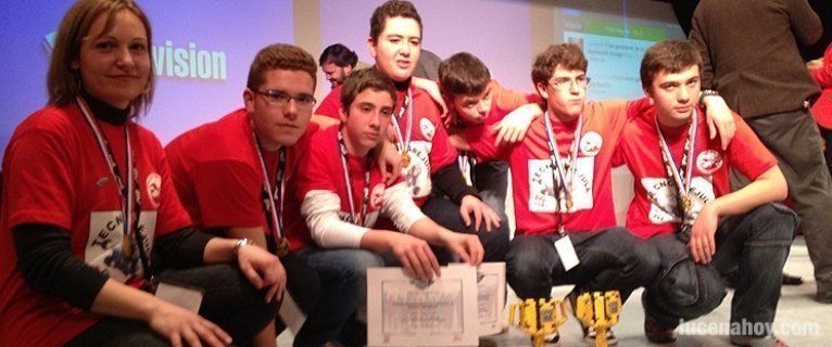  Alumnos del IES Juan de Aréjula premiados en la 'First Lego League' 