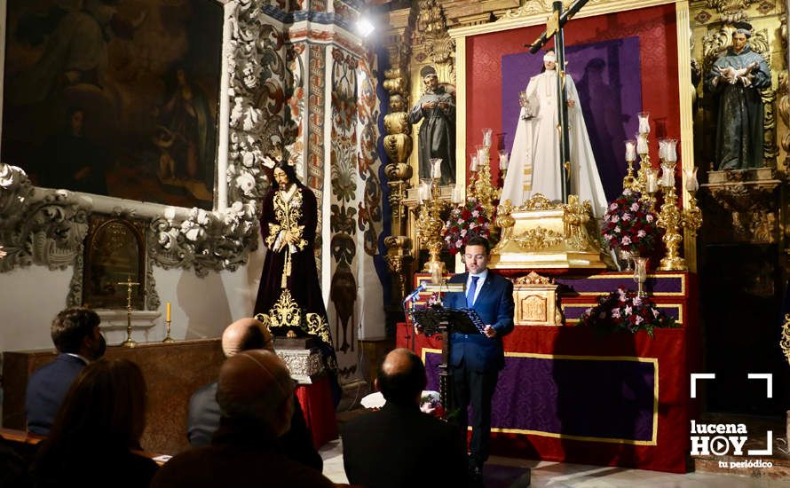 GALERÍA: Carlos Hidalgo Prieto abre el ciclo de pregones de la Cuaresma 2022 en Dios Padre con su pregón de la Santa Fe