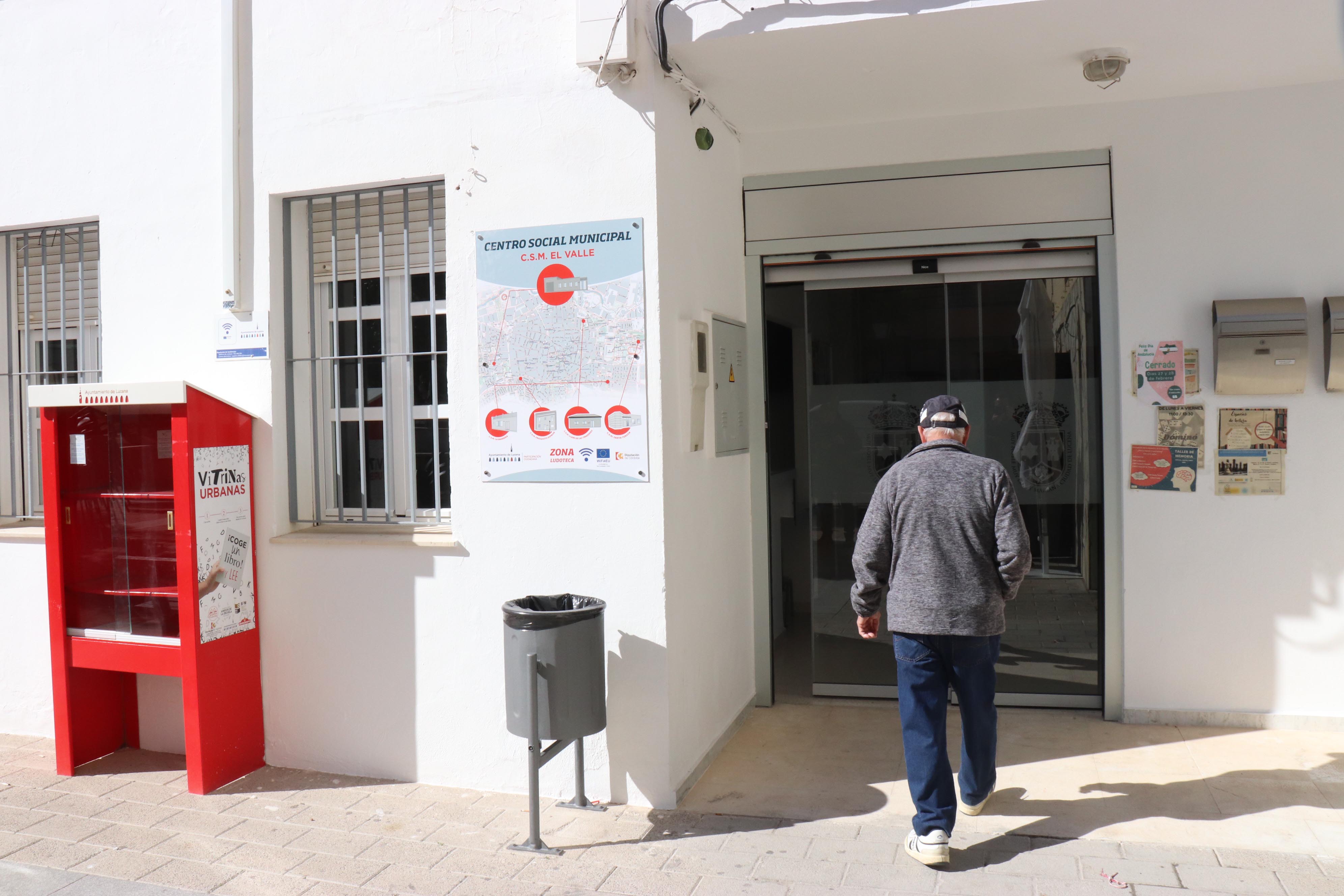 Centro social en el barrio de El Valle, donde se impartirán algunos de estos talleres