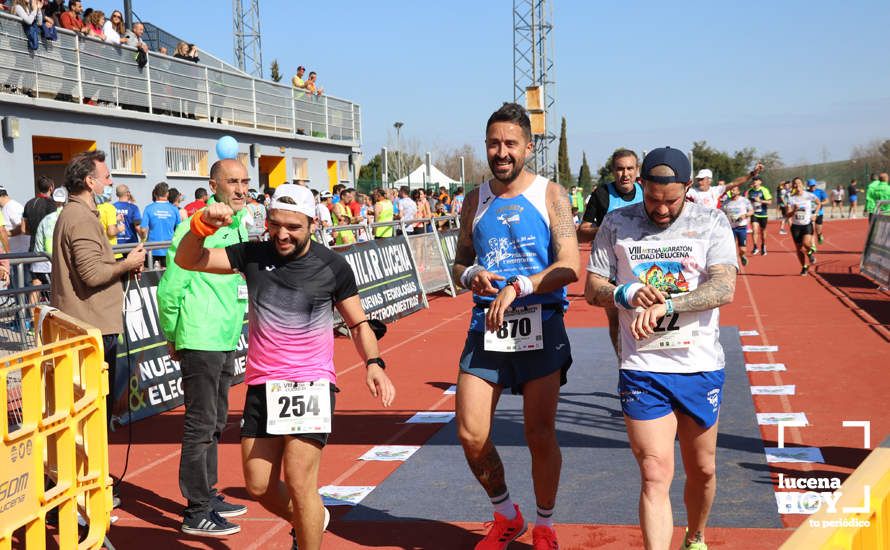 GALERÍA III: Las fotos de la VIII Media Maratón de Lucena: La alegría de llegar a la meta