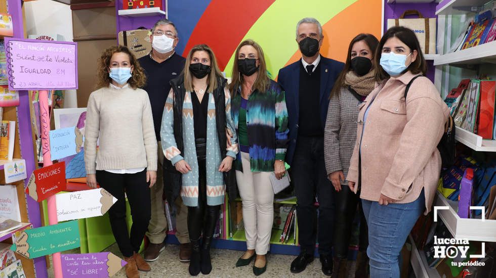  Inauguración del "Rincón Arcoiris" en la biblioteca del CEIP El Prado 