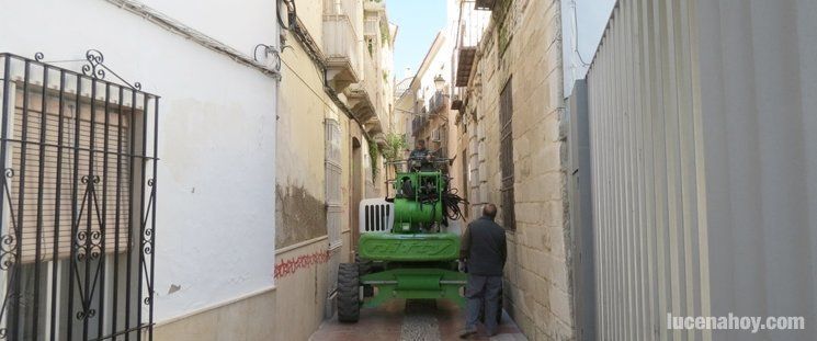  Comienzan los trabajos de mejora en la casa de la calle Flores 