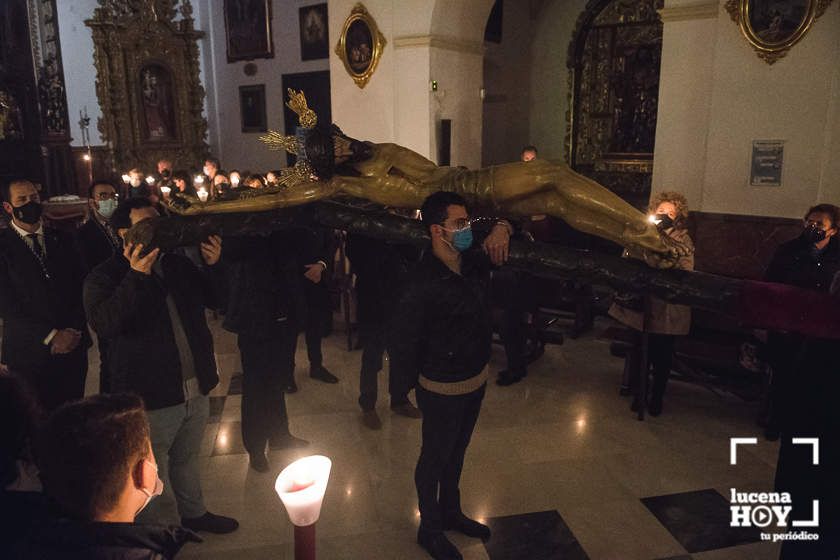 GALERÍA: Cuaresma 2022: Las imágenes del "Vía Crucis de la Familia" de la Cofradía de La Sangre