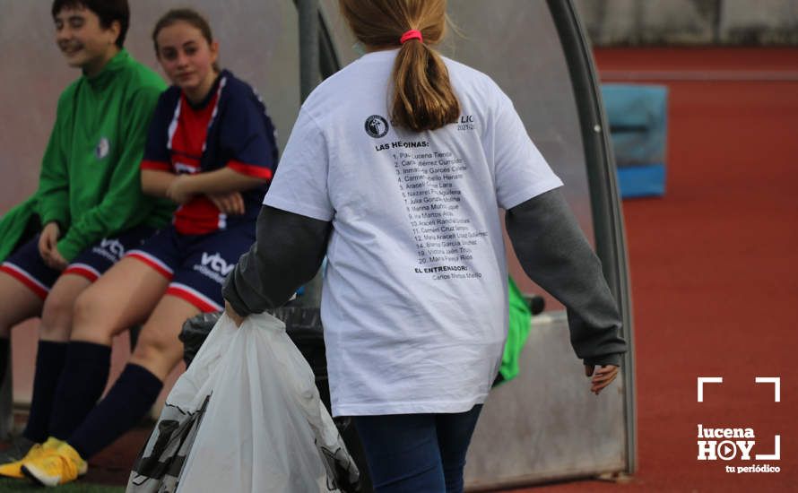 GALERÍA: El Cadete Femenino del CD Lucecor arrolla a la UD Salvador Allende por 9-0 y se proclama campeón. Las fotos del partido