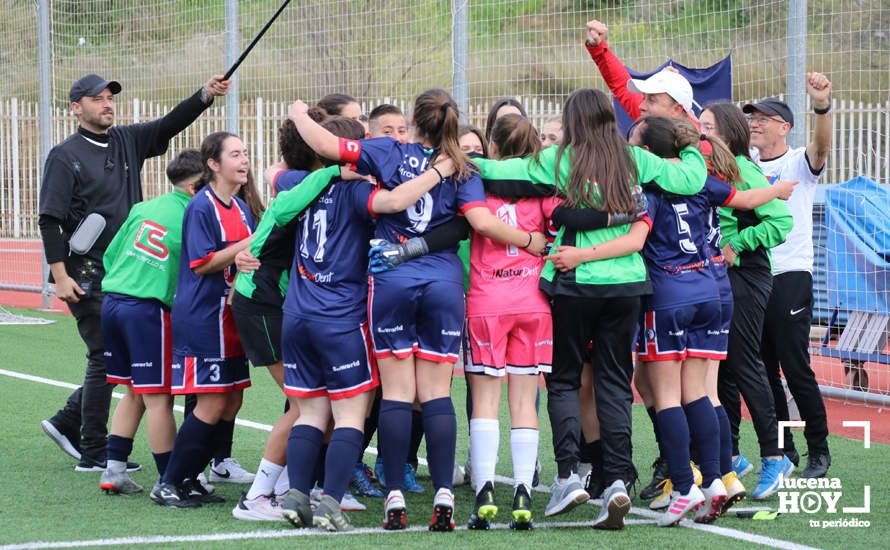 GALERÍA: El Cadete Femenino del CD Lucecor arrolla a la UD Salvador Allende por 9-0 y se proclama campeón. Las fotos del partido