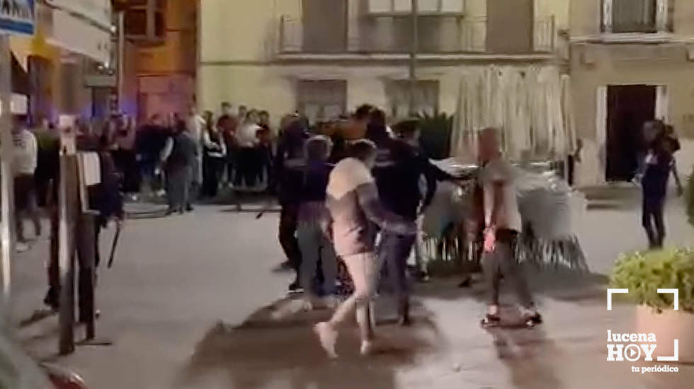  Fotograma de la pelea del pasado 19 de febrero en el Llanete de San Agustín 