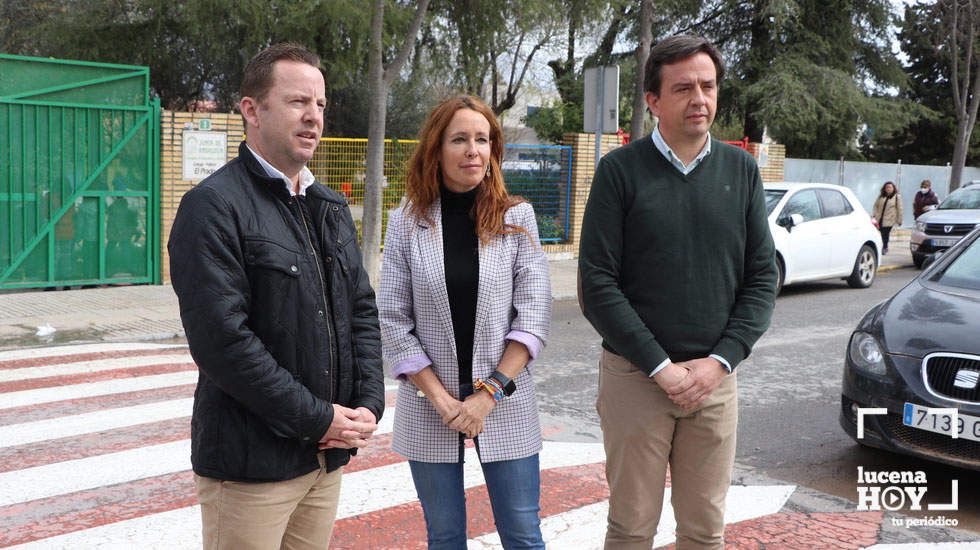  Francis Aguilar, Marián Aguilar y Aurelio Fernández durante la atención a los medios 