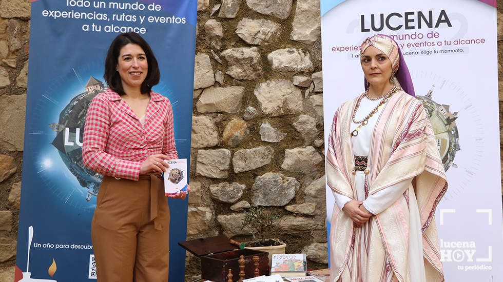  Un momento de la presentación del programa de actividades de turismo en el Castillo de Lucena 