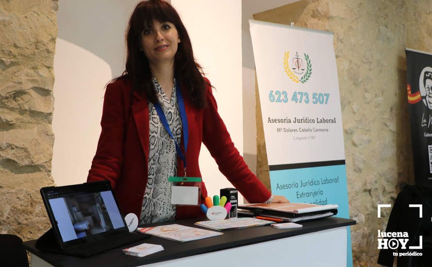 GALERÍA: Treinta empresas participan en FEME, la I Feria de Empresarias y Mujeres Emprendedoras de Lucena que se celebra en la Casa de los Mora