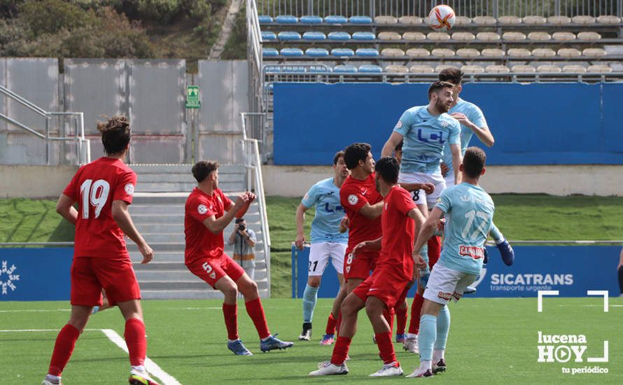 GALERÍA: El Ciudad de Lucena se complica la vida tras caer frente al Sevilla C (1-2). Las fotos del partido