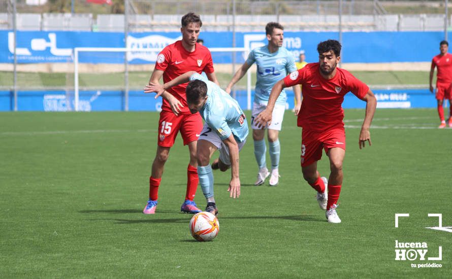 GALERÍA: El Ciudad de Lucena se complica la vida tras caer frente al Sevilla C (1-2). Las fotos del partido