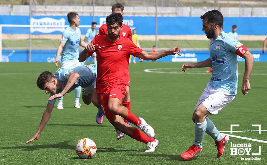 GALERÍA: El Ciudad de Lucena se complica la vida tras caer frente al Sevilla C (1-2). Las fotos del partido