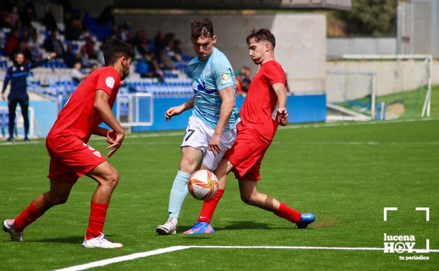 GALERÍA: El Ciudad de Lucena se complica la vida tras caer frente al Sevilla C (1-2). Las fotos del partido