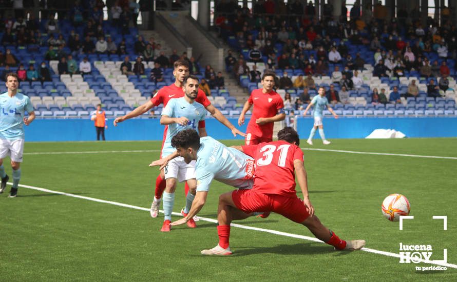 GALERÍA: El Ciudad de Lucena se complica la vida tras caer frente al Sevilla C (1-2). Las fotos del partido