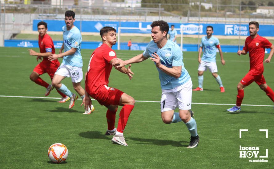 GALERÍA: El Ciudad de Lucena se complica la vida tras caer frente al Sevilla C (1-2). Las fotos del partido